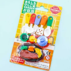 Iwako Kitchenware Eraser Set