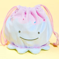 Jinbesan & Icekurage Drawstring Pouch - Daiou Icekurage