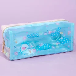 Jinbesan & Icekurage Semi-Transparent Rectangular Pencil Case