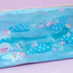 Jinbesan & Icekurage Semi-Transparent Rectangular Pencil Case