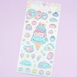 Jinbesan & Icekurage Sticker Sheet