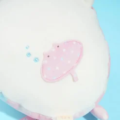 Jinbesan & Icekurage Super Mochi-Mochi Plushie - Pink Jinbesan / Small