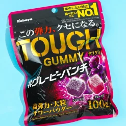 Kabaya Tough Gummy Candy - Dual Grape Punch