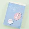 Kanahei Piske & Usagi Good Vibes Mini Memo Pad