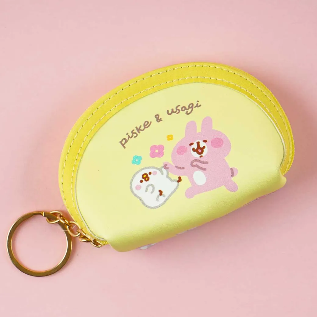 Kanahei Piske & Usagi Round Mini Pouch
