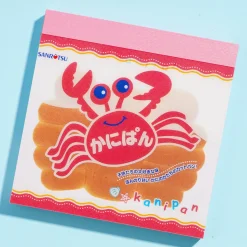 Kanpan Crab Biscuits Memo Pad