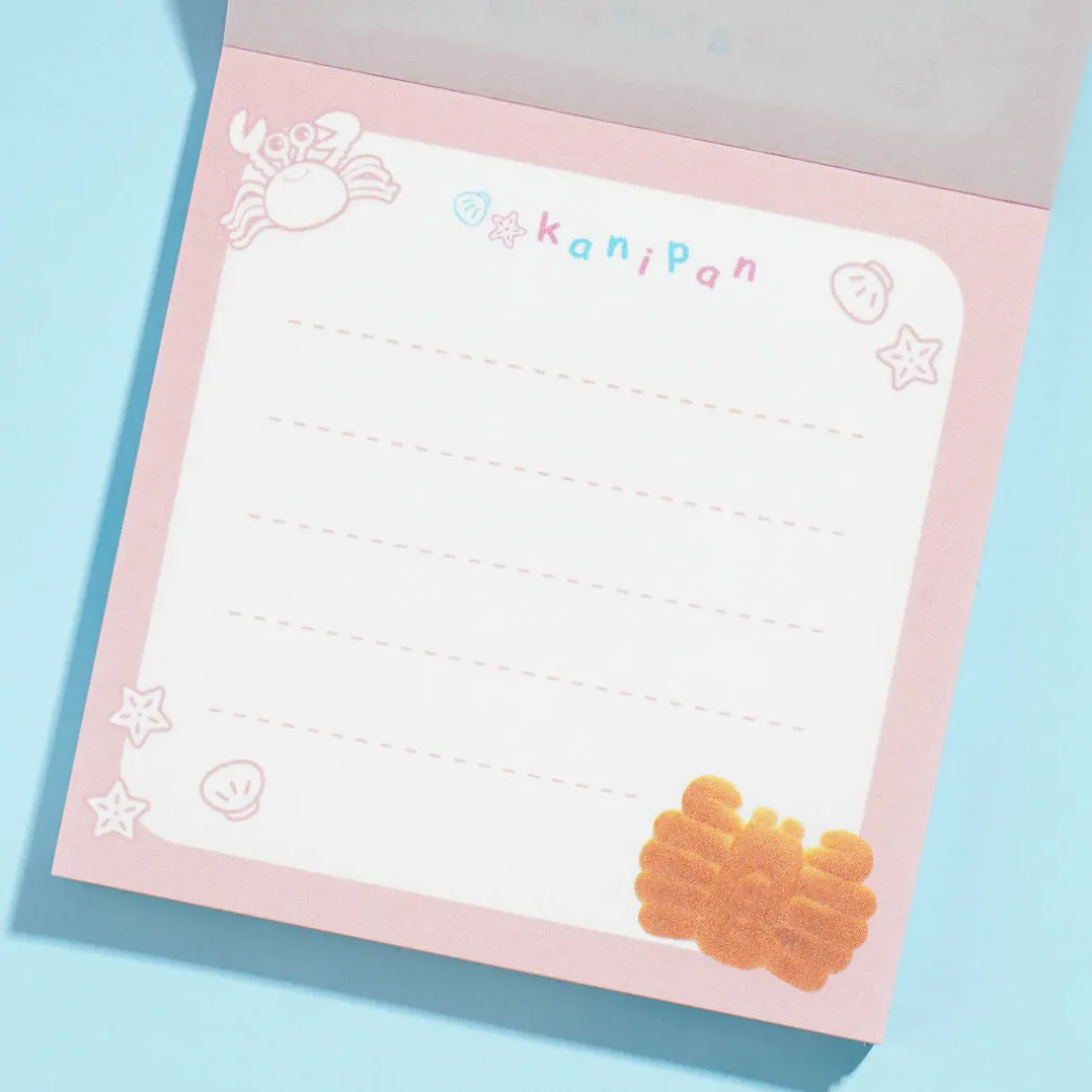 Kanpan Crab Biscuits Memo Pad