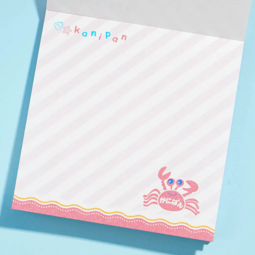 Kanpan Crab Biscuits Memo Pad