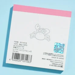 Kanpan Crab Biscuits Memo Pad