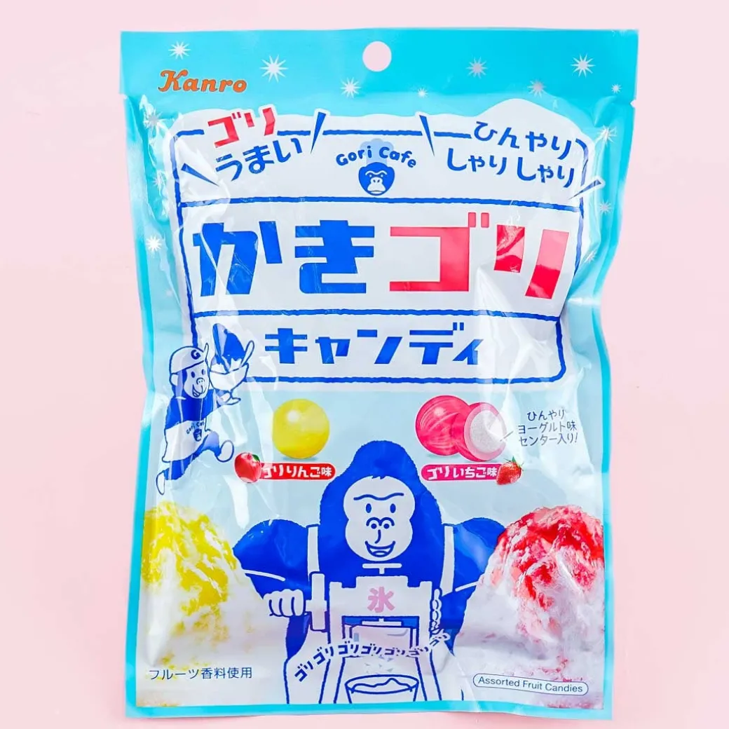 Kanro Kaki Gori Candy - Apple & Strawberry