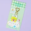 Kero Kero Keroppi Cloud Heart Ring Custom Keychain