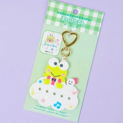 Kero Kero Keroppi Cloud Heart Ring Custom Keychain