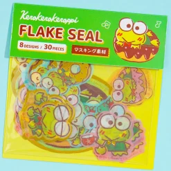 Kero Kero Keroppi Donut Love Flake Stickers