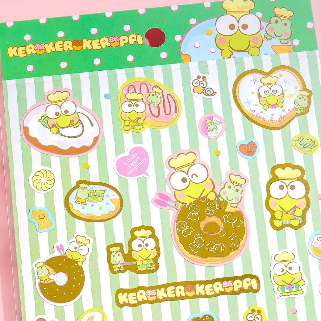 Kero Kero Keroppi Donut Stickers