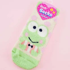 Kero Kero Keroppi Dotted Fluffy Socks