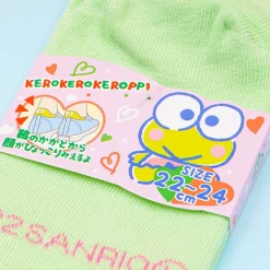 Kero Kero Keroppi Embroidered Heel Socks