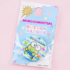 Kero Kero Keroppi Glitter Badge