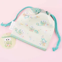 Kero Kero Keroppi Smile Drawstring Pouch