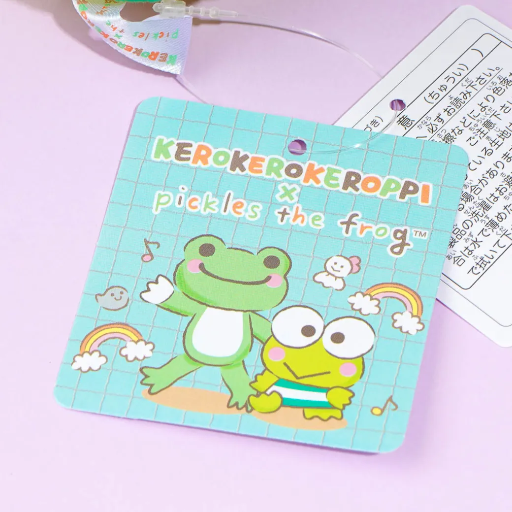 Kero Kero Keroppi x Pickles The Frog Plushie - Medium
