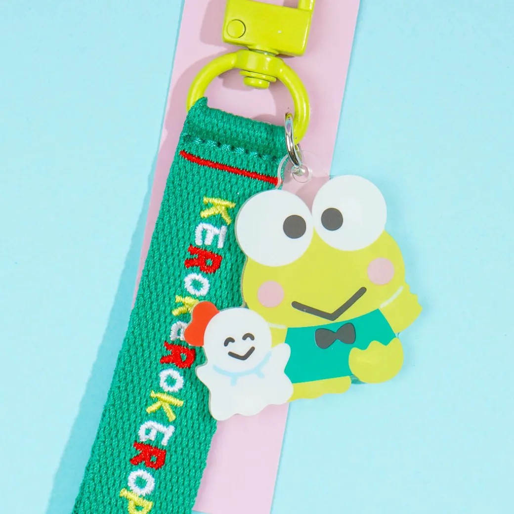 Keroppi Embroidered Tag Key Holder