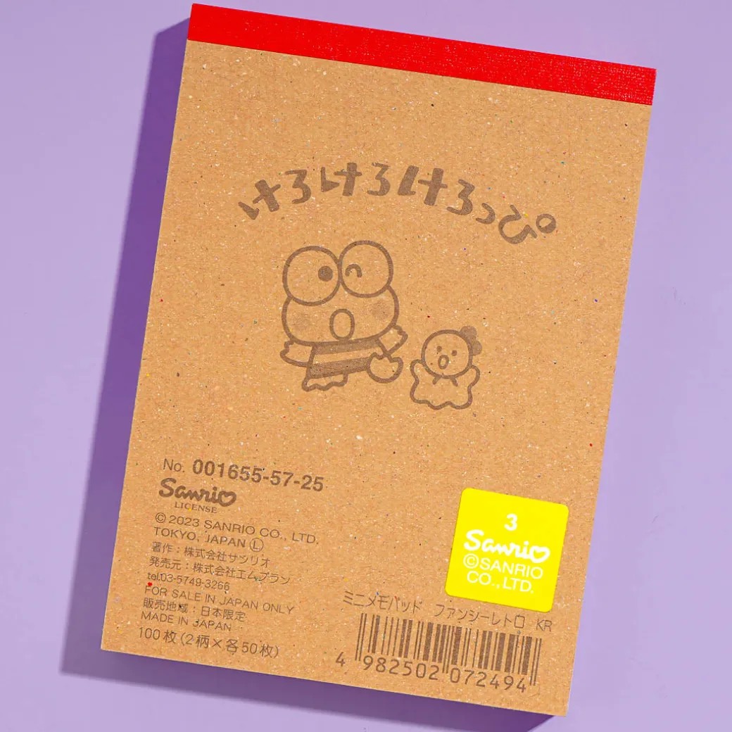 Keroppi Fancy Retro Mini Memo Pad