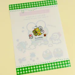 Keroppi Frog Friends Clear File Folder Set
