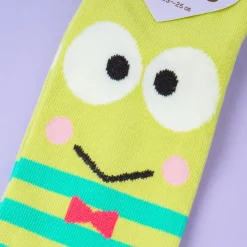 Keroppi Peekaboo Striped Ankle Socks