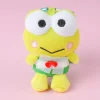 Keroppi Plushie Charm With Heart Carabiner - Mini