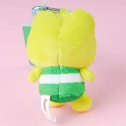 Keroppi Plushie Charm With Heart Carabiner - Mini