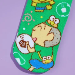 Keroppi x Crayon Shin-Chan Socks