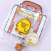 Kiiroitori Rubber Clip Keychain