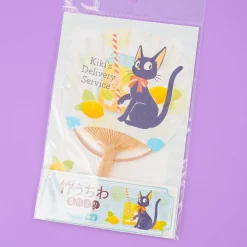 Kiki's Delivery Service Bamboo Fan Greeting Card