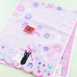 Kiki’s Delivery Service Jiji Floral Fantasy Bath Towel