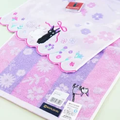 Kiki’s Delivery Service Jiji Floral Fantasy Bath Towel