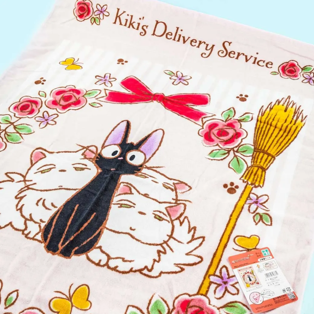 Kiki's Delivery Service Jiji Floral Blanket
