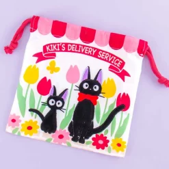Kiki's Delivery Service Jiji & Tulips Drawstring Bag
