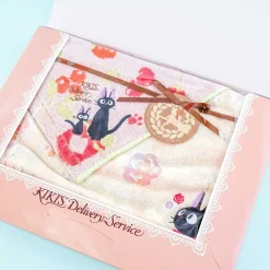 Kiki's Delivery Service Jiji Floral Towel Gift Box Set - 2 pcs