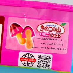 Kinoko no Yama Chocolate Biscuit Family Pack - Strawberry & Chocolate