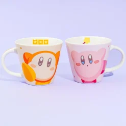 Kirby & Waddle Dee Ceramic Mug Set - 2 pcs