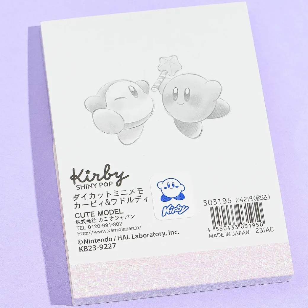 Kirby & Waddle Dee Die-Cut Mini Memo Pad