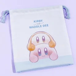 Kirby & Waddle Dee Drawstring Pouch