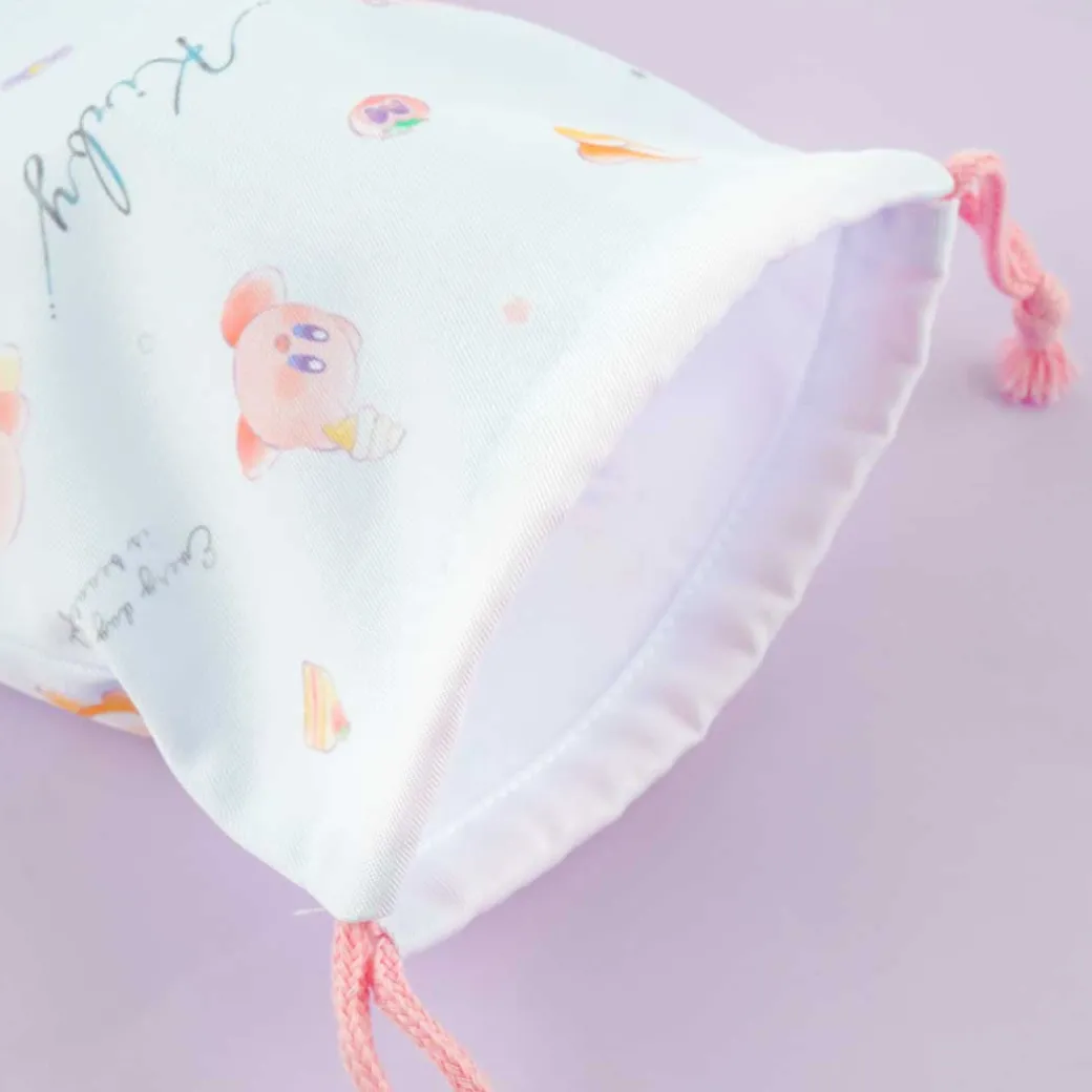 Kirby & Waddle Dee Drawstring Pouch
