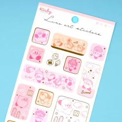 Kirby & Waddle Dee Line Art Stickers