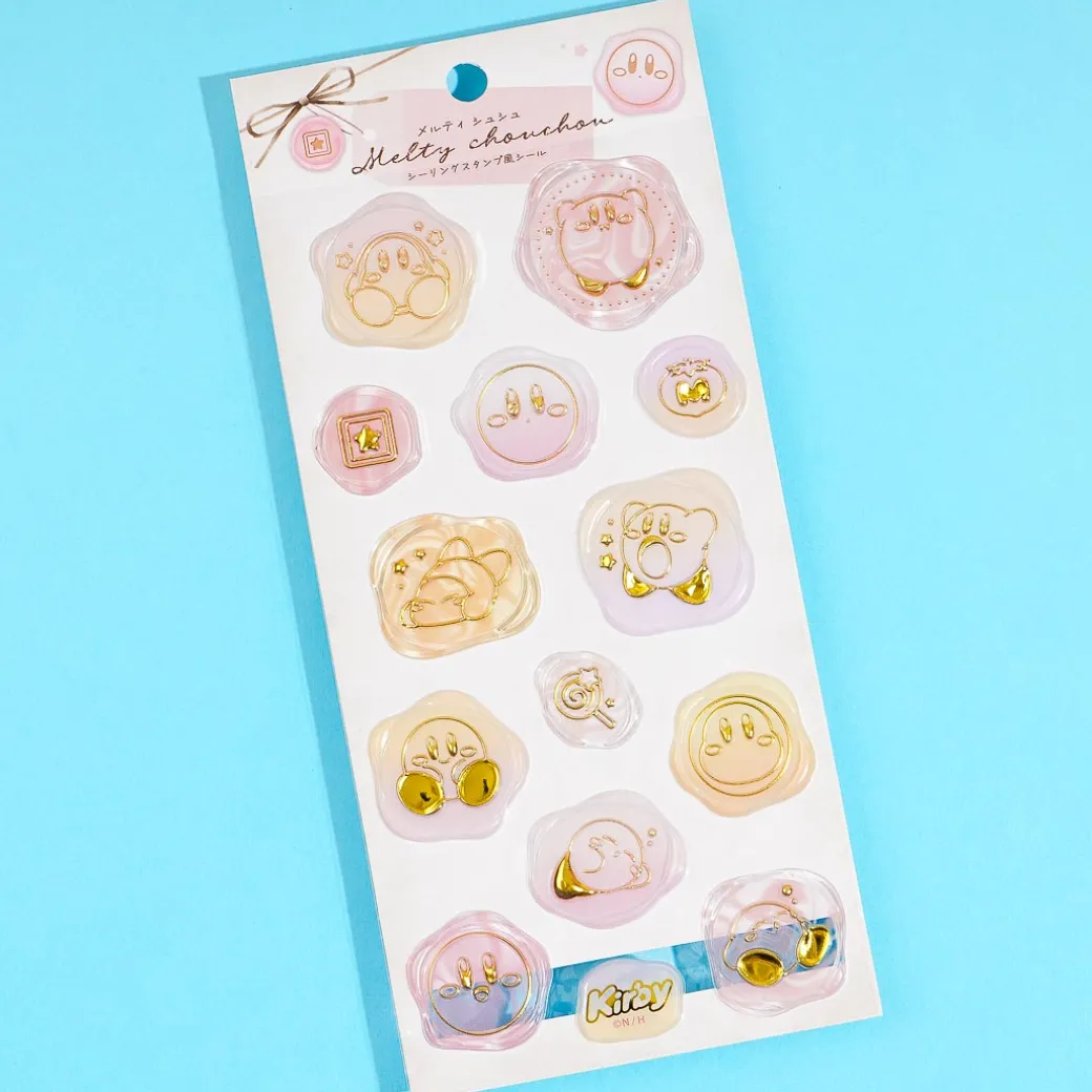 Kirby & Waddle Dee Sealing Stamp Stickers