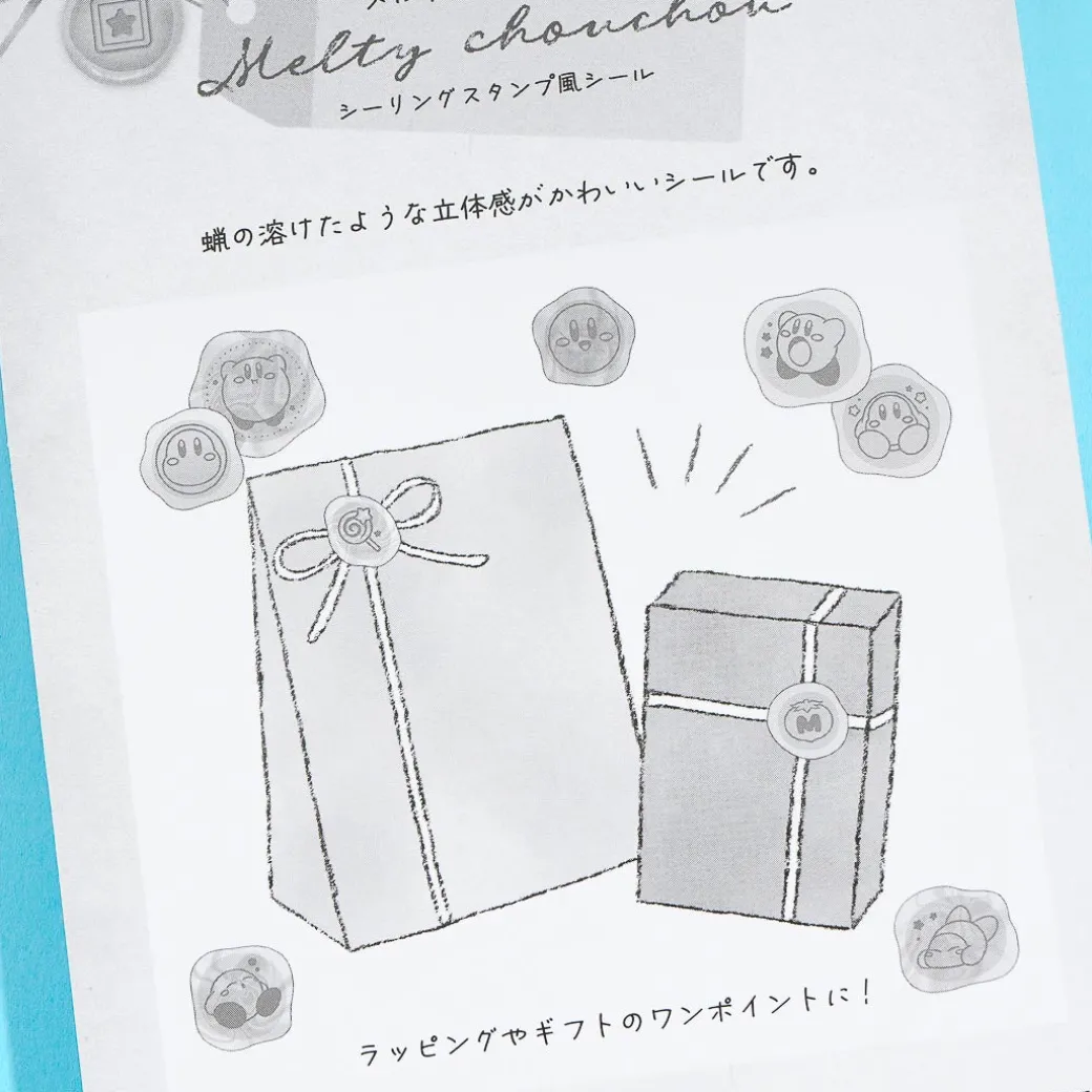 Kirby & Waddle Dee Sealing Stamp Stickers