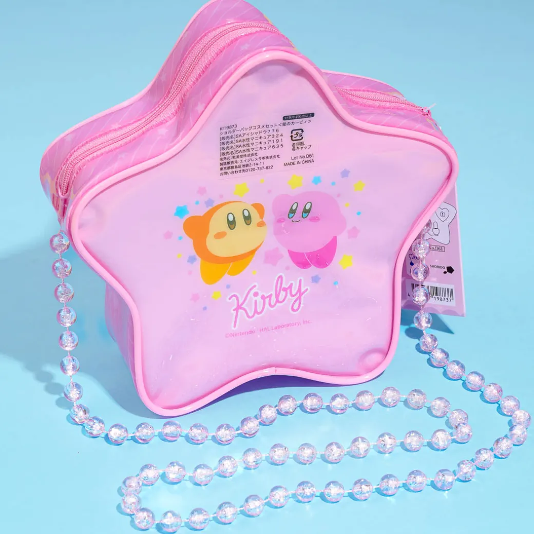 Kirby & Waddle Dee Star Makeup Set With Bag