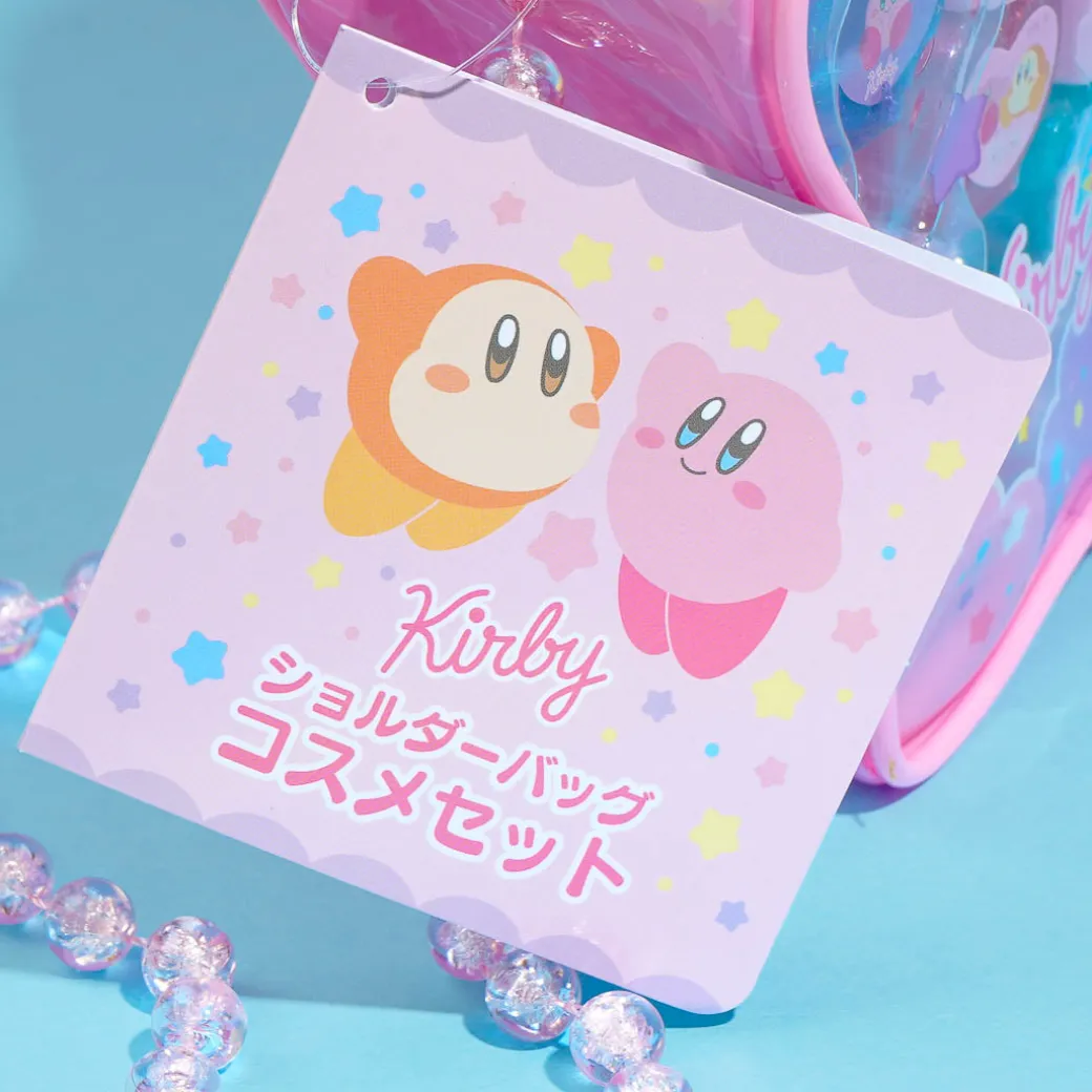 Kirby & Waddle Dee Star Makeup Set With Bag