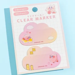 Kirby Clear Marker Sticky Notes