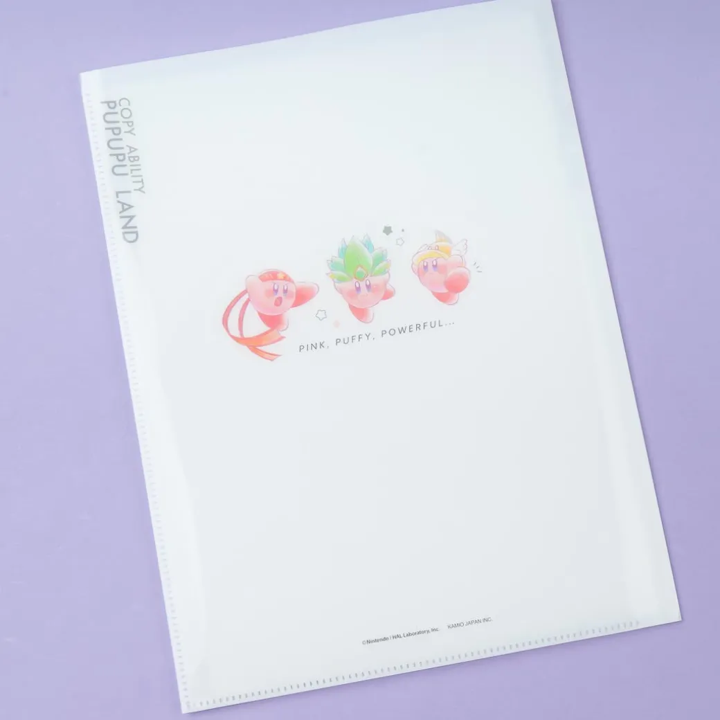 Kirby Costume Party Die-Cut Clear Index Folder