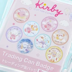 Kirby Cotton Candy Trading Can Badge